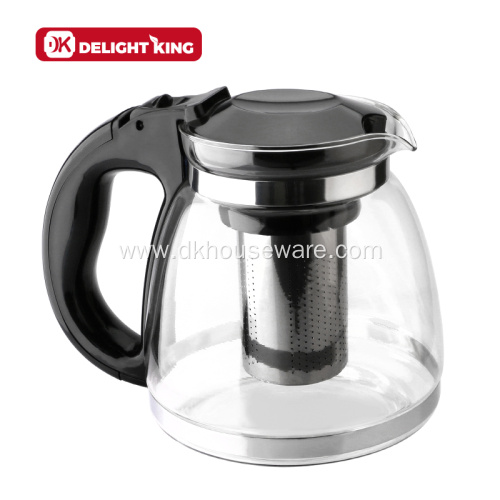 Eco-Friendly Clear Glass Tea Maker Glass Kettle